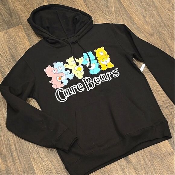 Care Bears Vintage Rainbow Bears Hooded Sweatshirt - Picture 3 of 6